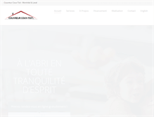 Tablet Screenshot of couvreurcouvtoit.com